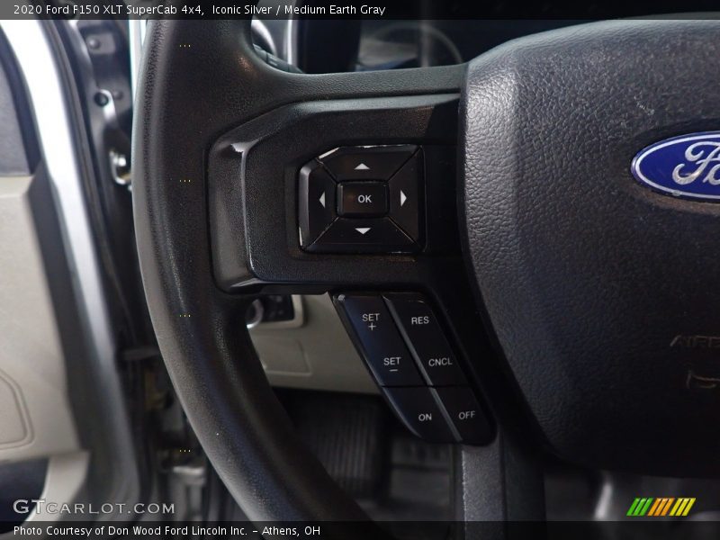 Iconic Silver / Medium Earth Gray 2020 Ford F150 XLT SuperCab 4x4