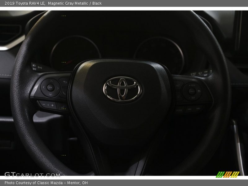 Magnetic Gray Metallic / Black 2019 Toyota RAV4 LE