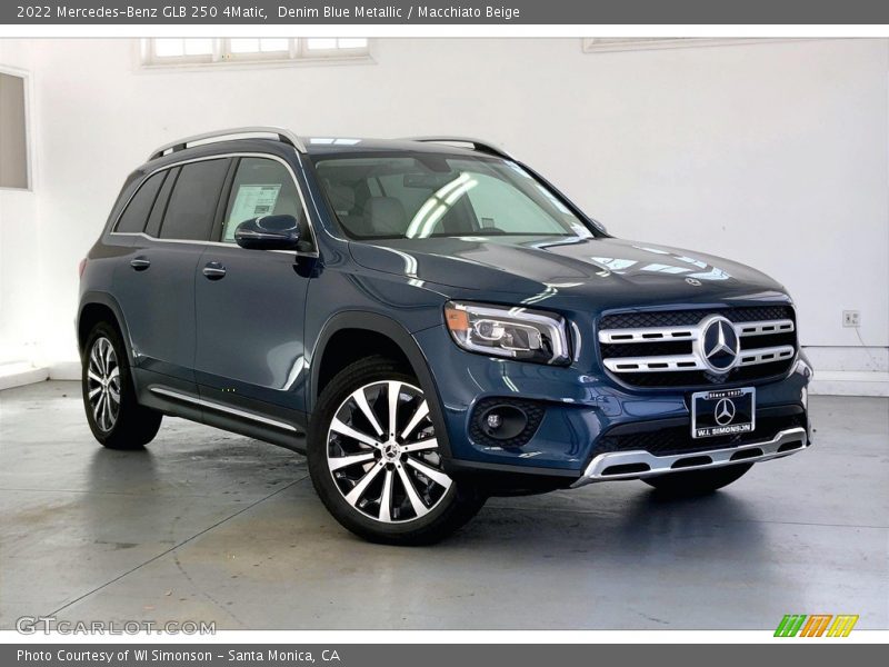 Denim Blue Metallic / Macchiato Beige 2022 Mercedes-Benz GLB 250 4Matic