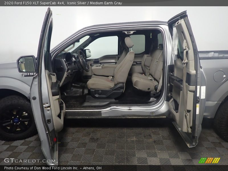 Iconic Silver / Medium Earth Gray 2020 Ford F150 XLT SuperCab 4x4