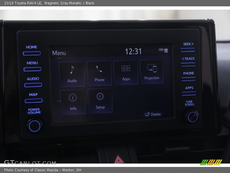 Magnetic Gray Metallic / Black 2019 Toyota RAV4 LE