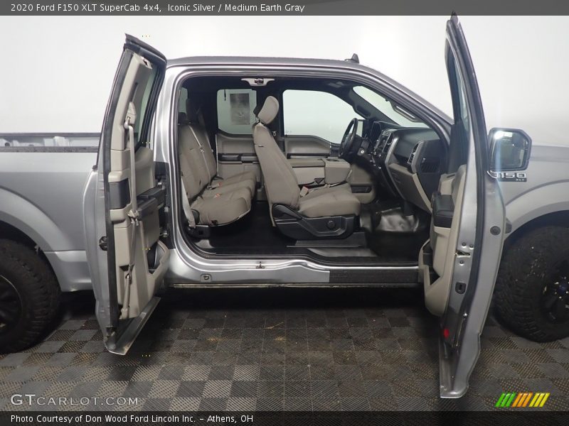 Iconic Silver / Medium Earth Gray 2020 Ford F150 XLT SuperCab 4x4
