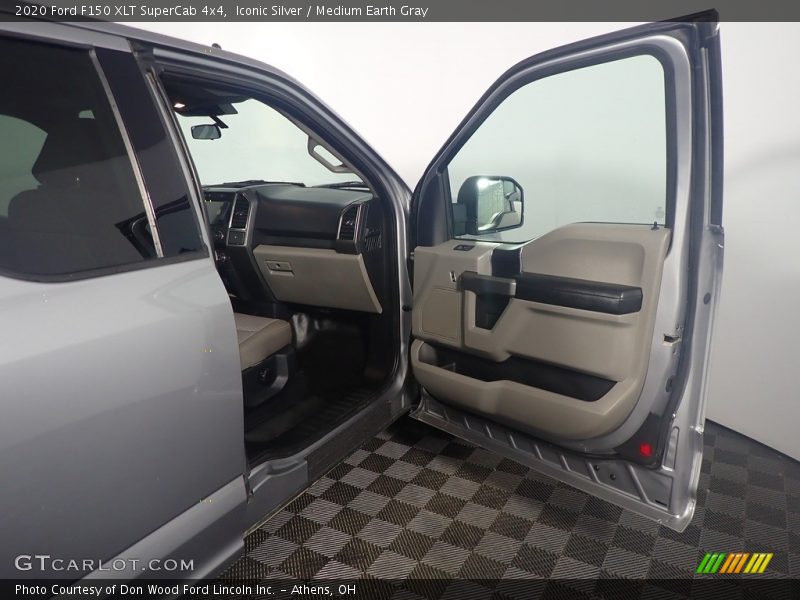 Iconic Silver / Medium Earth Gray 2020 Ford F150 XLT SuperCab 4x4