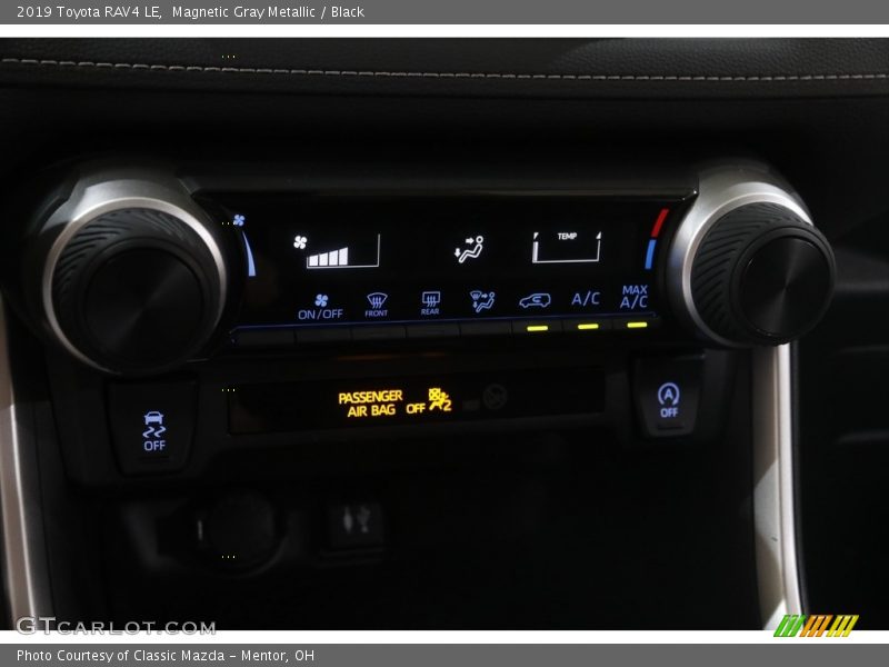 Magnetic Gray Metallic / Black 2019 Toyota RAV4 LE