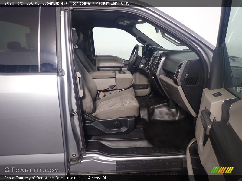 Iconic Silver / Medium Earth Gray 2020 Ford F150 XLT SuperCab 4x4