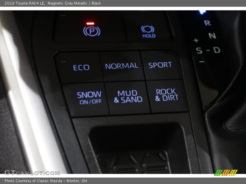 Magnetic Gray Metallic / Black 2019 Toyota RAV4 LE