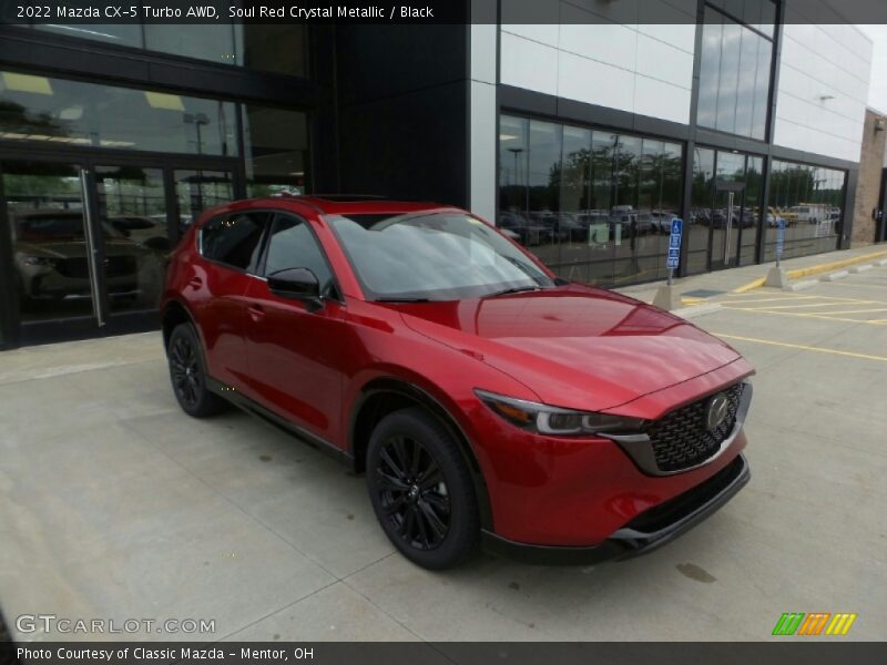 Soul Red Crystal Metallic / Black 2022 Mazda CX-5 Turbo AWD
