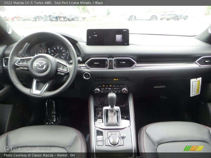 Soul Red Crystal Metallic / Black 2022 Mazda CX-5 Turbo AWD