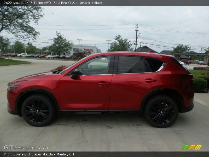 Soul Red Crystal Metallic / Black 2022 Mazda CX-5 Turbo AWD