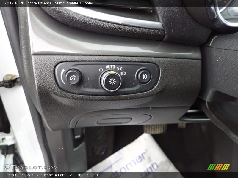 Controls of 2017 Encore Essence
