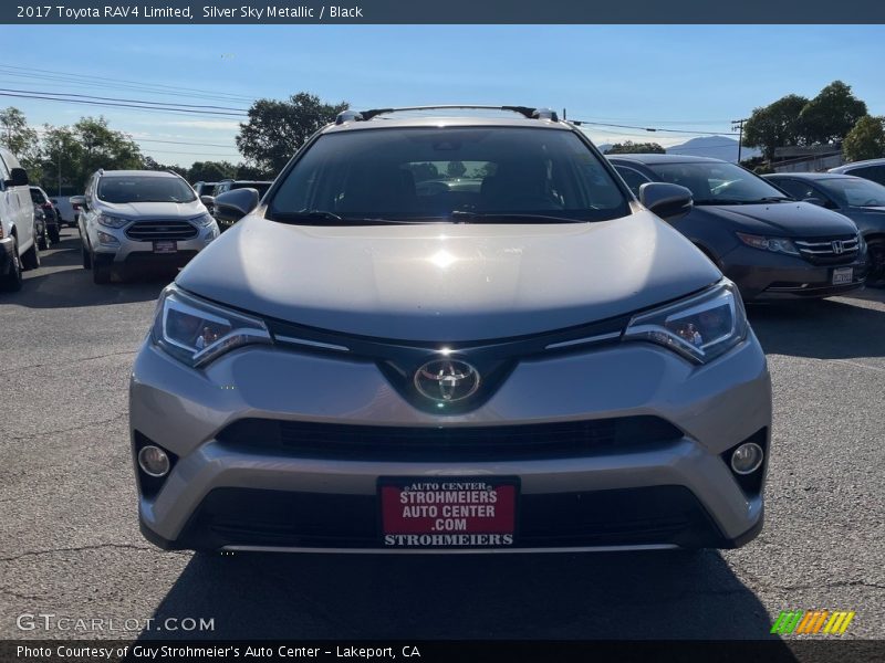 Silver Sky Metallic / Black 2017 Toyota RAV4 Limited