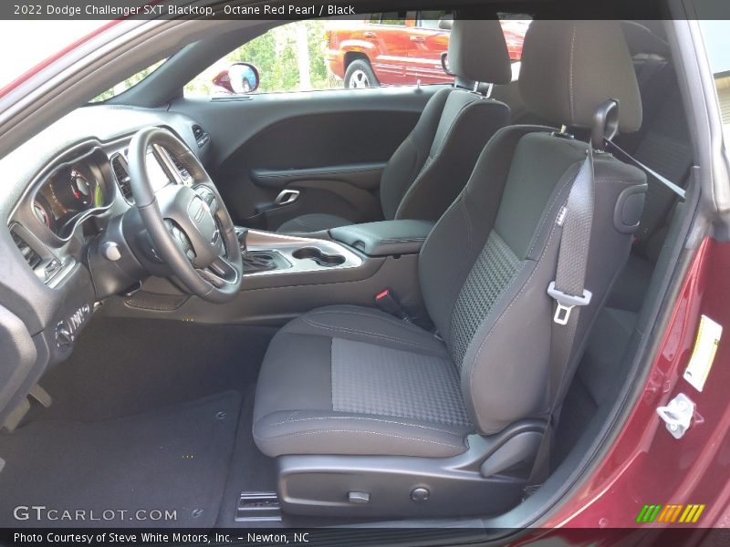 Octane Red Pearl / Black 2022 Dodge Challenger SXT Blacktop