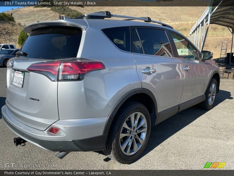 Silver Sky Metallic / Black 2017 Toyota RAV4 Limited