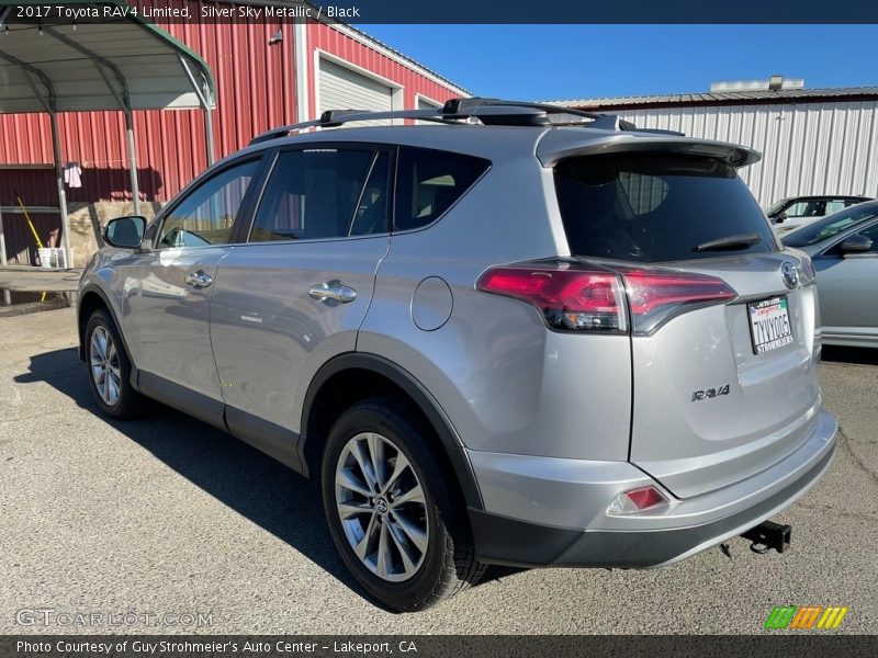 Silver Sky Metallic / Black 2017 Toyota RAV4 Limited