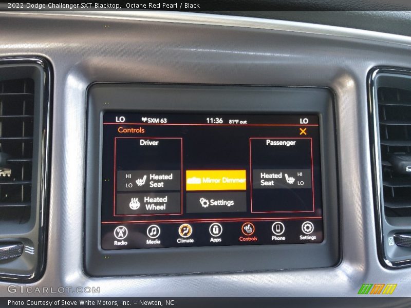 Octane Red Pearl / Black 2022 Dodge Challenger SXT Blacktop