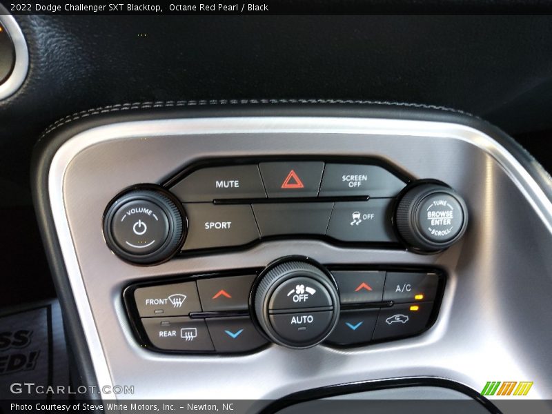 Octane Red Pearl / Black 2022 Dodge Challenger SXT Blacktop