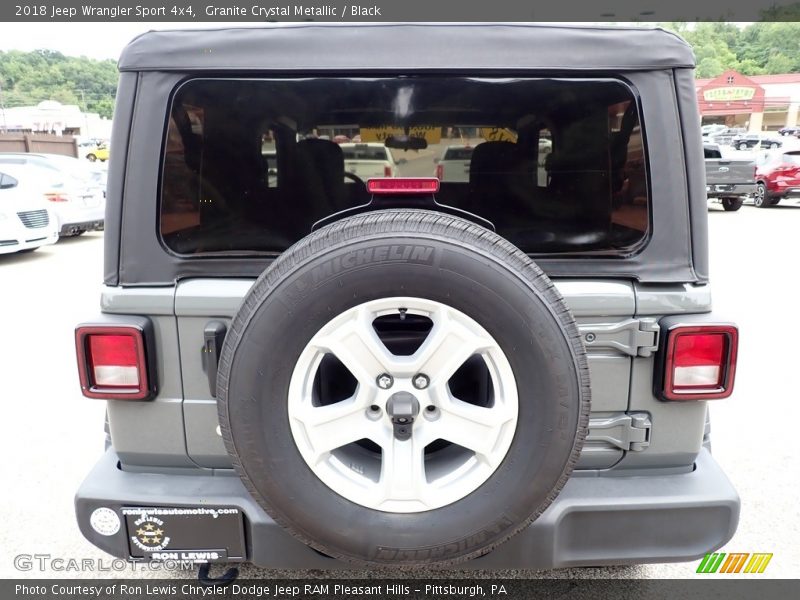 Granite Crystal Metallic / Black 2018 Jeep Wrangler Sport 4x4