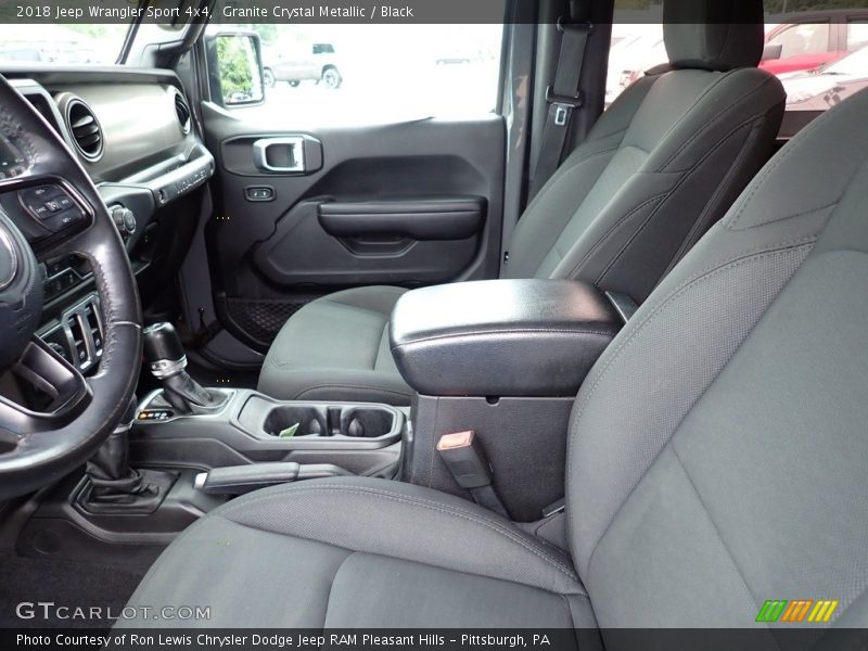 Granite Crystal Metallic / Black 2018 Jeep Wrangler Sport 4x4