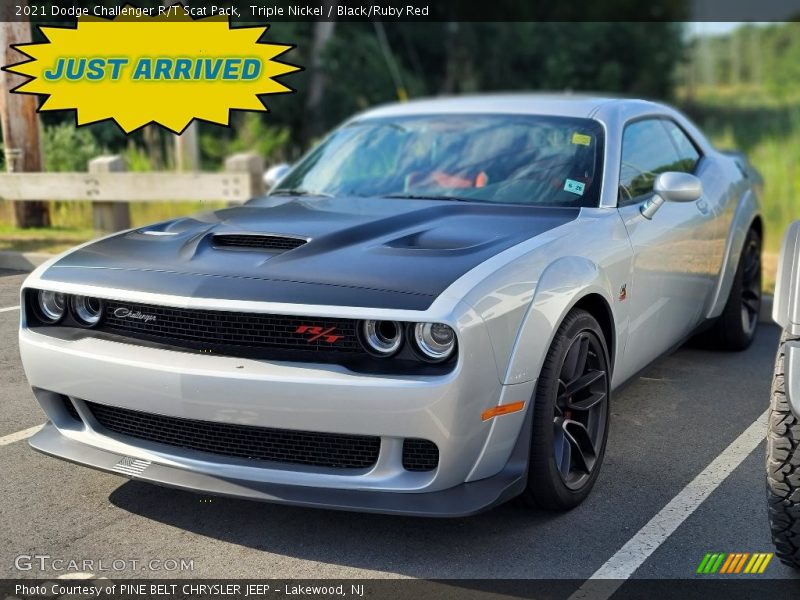 Triple Nickel / Black/Ruby Red 2021 Dodge Challenger R/T Scat Pack