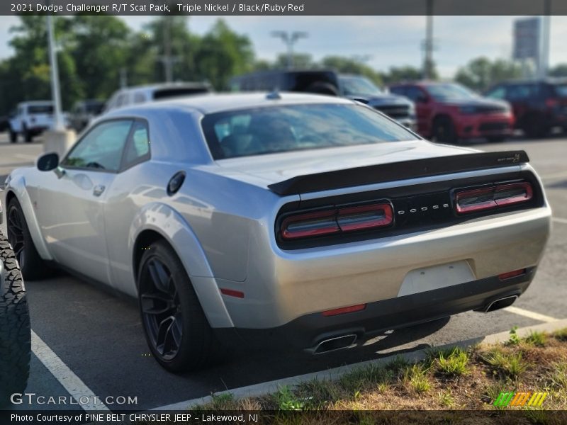 Triple Nickel / Black/Ruby Red 2021 Dodge Challenger R/T Scat Pack