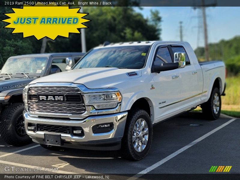 Bright White / Black 2019 Ram 2500 Limited Mega Cab 4x4