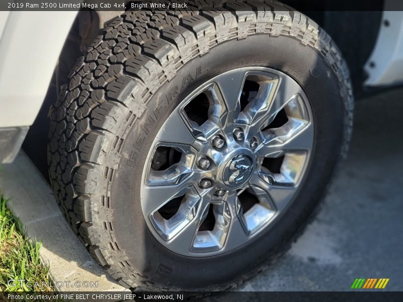 Bright White / Black 2019 Ram 2500 Limited Mega Cab 4x4