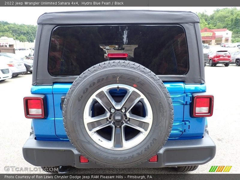 Hydro Blue Pearl / Black 2022 Jeep Wrangler Unlimited Sahara 4x4