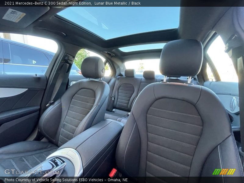 Front Seat of 2021 C 300 Sedan Night Edition