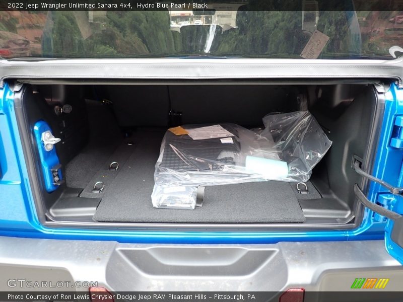 Hydro Blue Pearl / Black 2022 Jeep Wrangler Unlimited Sahara 4x4