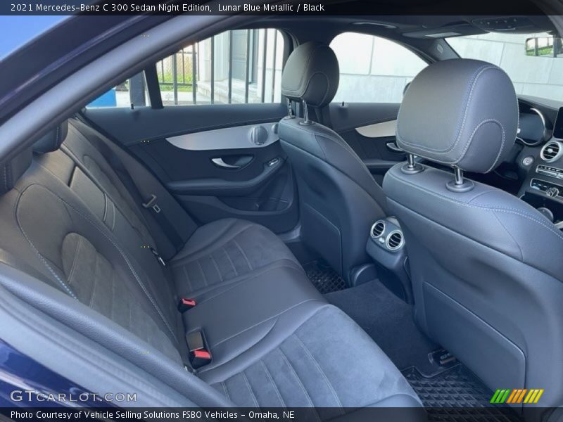 Rear Seat of 2021 C 300 Sedan Night Edition