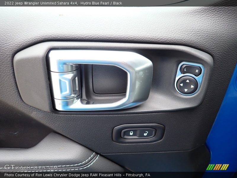 Hydro Blue Pearl / Black 2022 Jeep Wrangler Unlimited Sahara 4x4
