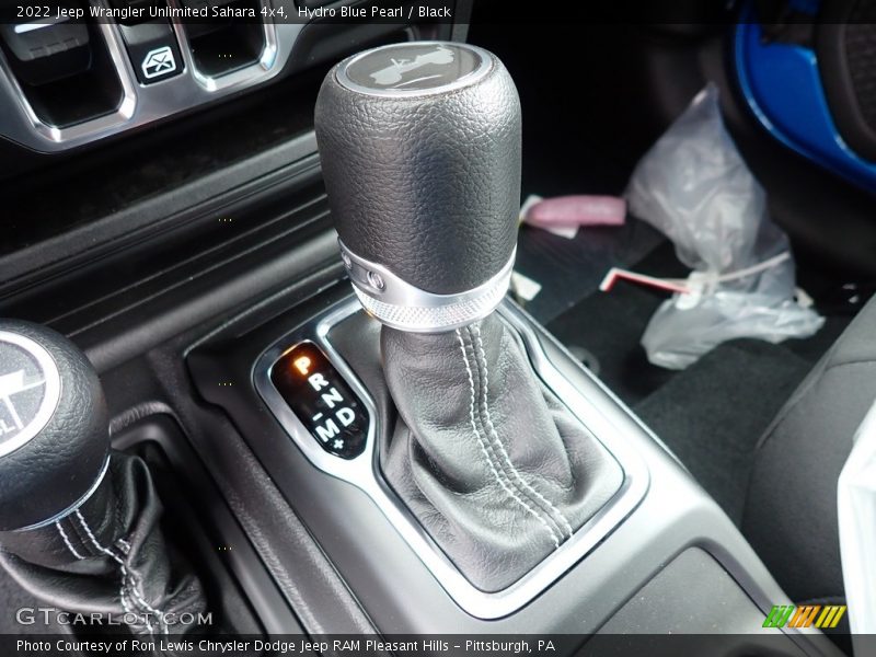 Hydro Blue Pearl / Black 2022 Jeep Wrangler Unlimited Sahara 4x4