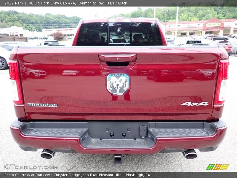 Delmonico Red Pearl / Black 2022 Ram 1500 Big Horn Crew Cab 4x4