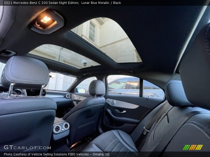 Sunroof of 2021 C 300 Sedan Night Edition