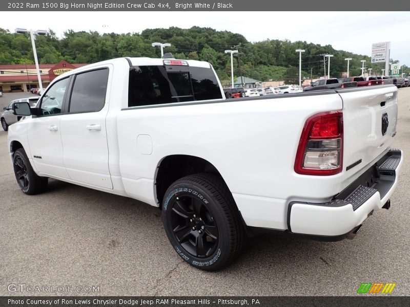 Bright White / Black 2022 Ram 1500 Big Horn Night Edition Crew Cab 4x4