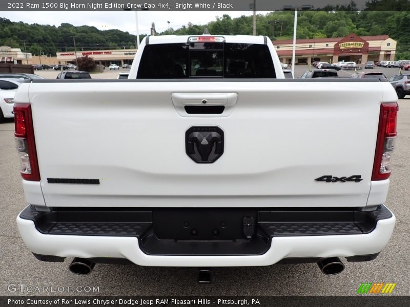 Bright White / Black 2022 Ram 1500 Big Horn Night Edition Crew Cab 4x4