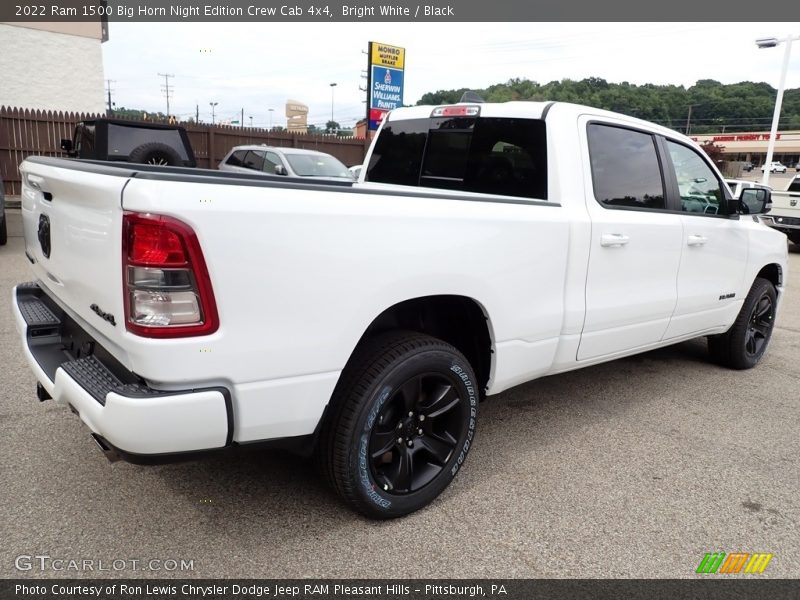 Bright White / Black 2022 Ram 1500 Big Horn Night Edition Crew Cab 4x4
