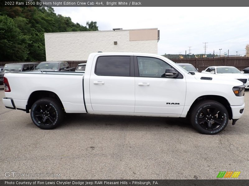 Bright White / Black 2022 Ram 1500 Big Horn Night Edition Crew Cab 4x4