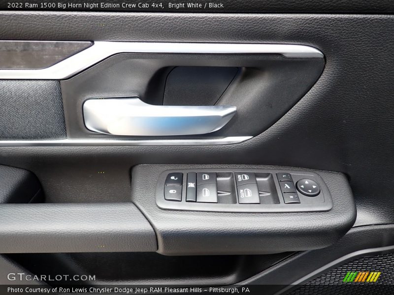 Bright White / Black 2022 Ram 1500 Big Horn Night Edition Crew Cab 4x4