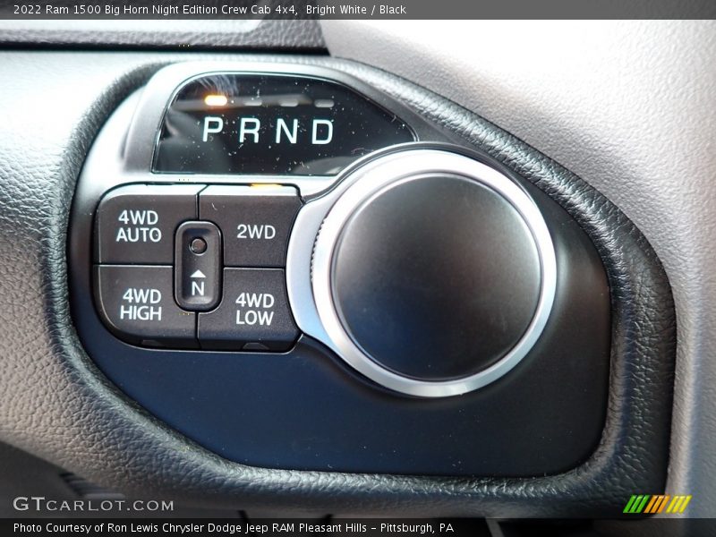 Bright White / Black 2022 Ram 1500 Big Horn Night Edition Crew Cab 4x4