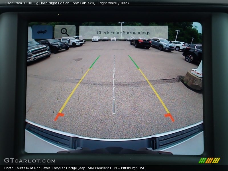Bright White / Black 2022 Ram 1500 Big Horn Night Edition Crew Cab 4x4