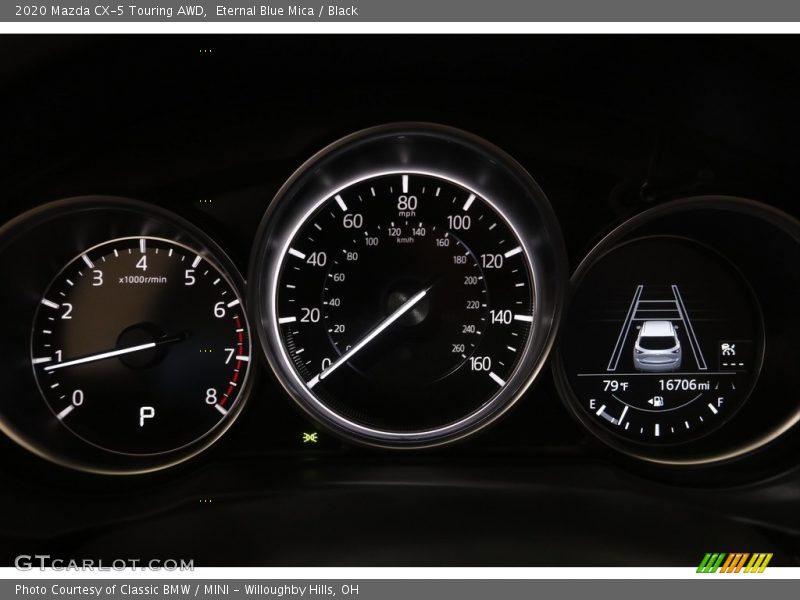 Eternal Blue Mica / Black 2020 Mazda CX-5 Touring AWD