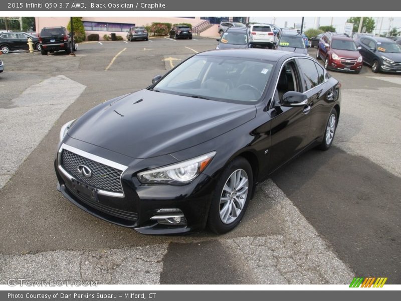 Black Obsidian / Graphite 2015 Infiniti Q50 3.7 AWD