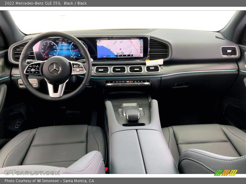 Dashboard of 2022 GLE 350