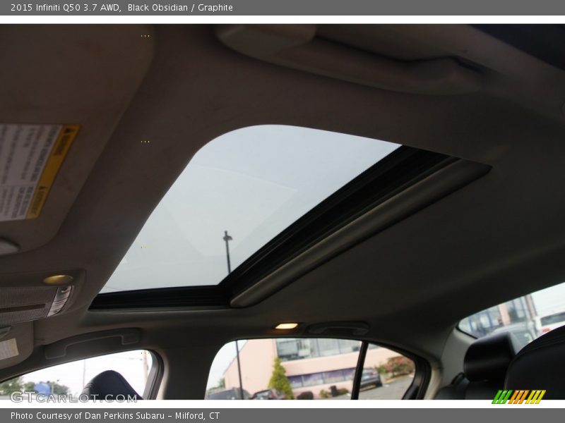 Black Obsidian / Graphite 2015 Infiniti Q50 3.7 AWD