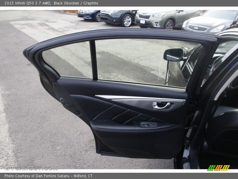 Black Obsidian / Graphite 2015 Infiniti Q50 3.7 AWD