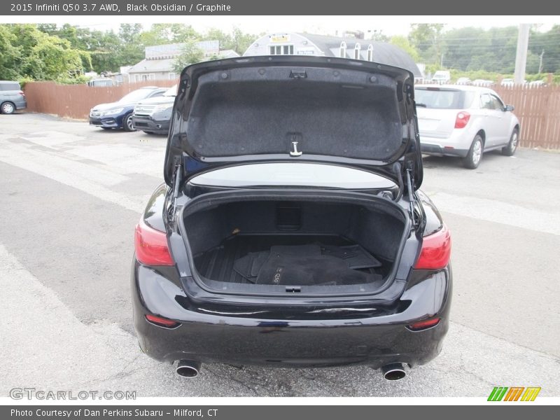 Black Obsidian / Graphite 2015 Infiniti Q50 3.7 AWD