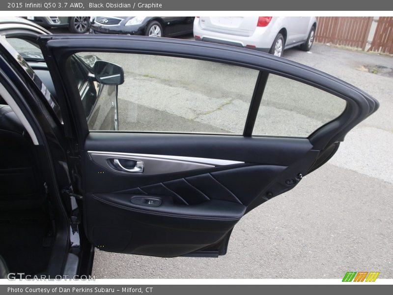 Black Obsidian / Graphite 2015 Infiniti Q50 3.7 AWD
