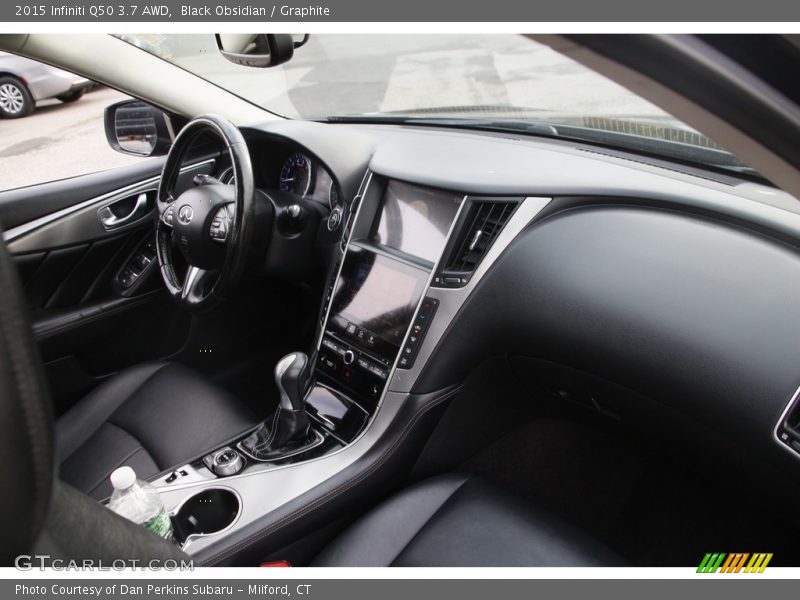 Black Obsidian / Graphite 2015 Infiniti Q50 3.7 AWD