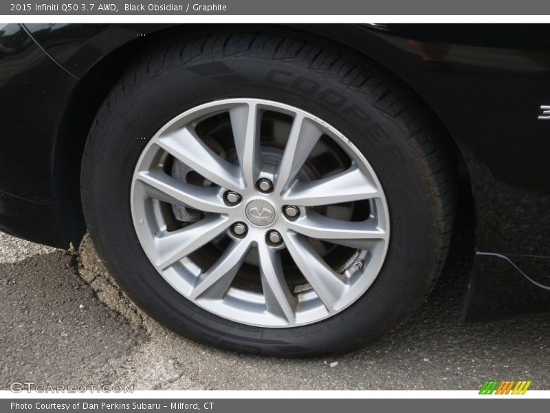 Black Obsidian / Graphite 2015 Infiniti Q50 3.7 AWD
